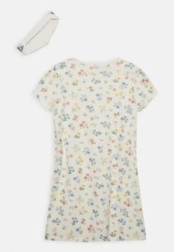 PETIT BATEAU Ensemble Nuit Mar/Mu3A Set - Chemise De Nuit / Nuisette - Marshmallow/Multico -Petit Bateau 06d4dffd8c6a440abf2f5af4c9bb14db