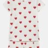 PETIT BATEAU Heart Print - Pyjama - Marshmallow/Terkuit -Petit Bateau 08eab5476d804f69af863dc11bc4ed4a