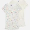 PETIT BATEAU Pyjacourts 2 Pack - Pyjama - White -Petit Bateau 09f00105996948b3bf8d3a03e1d5b625