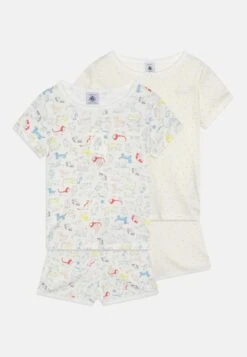 PETIT BATEAU Pyjacourts 2 Pack - Pyjama - White