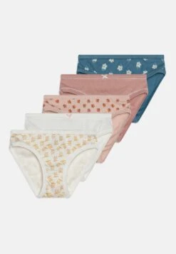 PETIT BATEAU Kids 5 Pack - Slip - White/Pink/Dark Blue