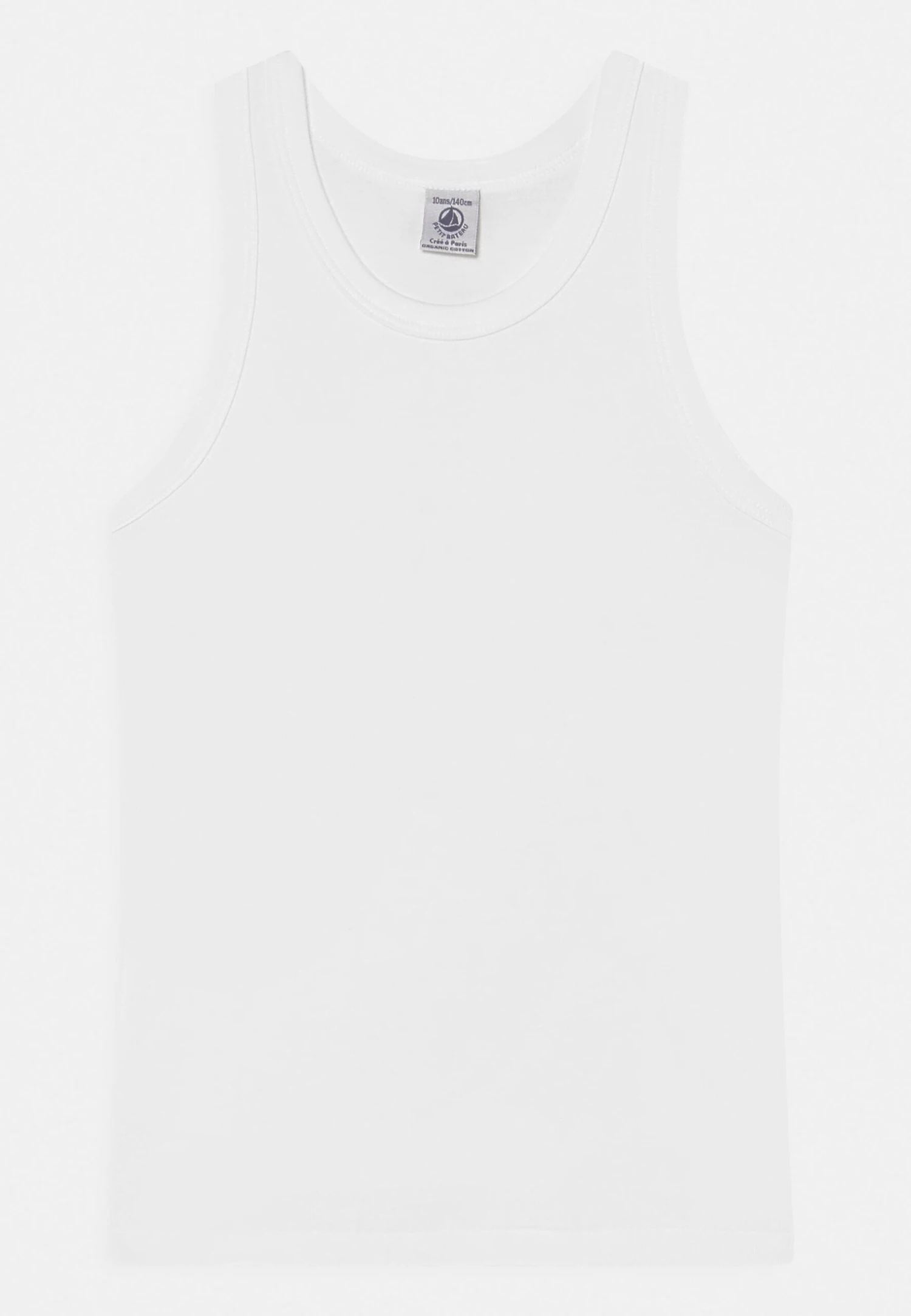 PETIT BATEAU Debardeurs 2 Pack Unisex - Caraco - White 5 PETIT BATEAU Debardeurs 2 Pack Unisex - Caraco - White – Image 3