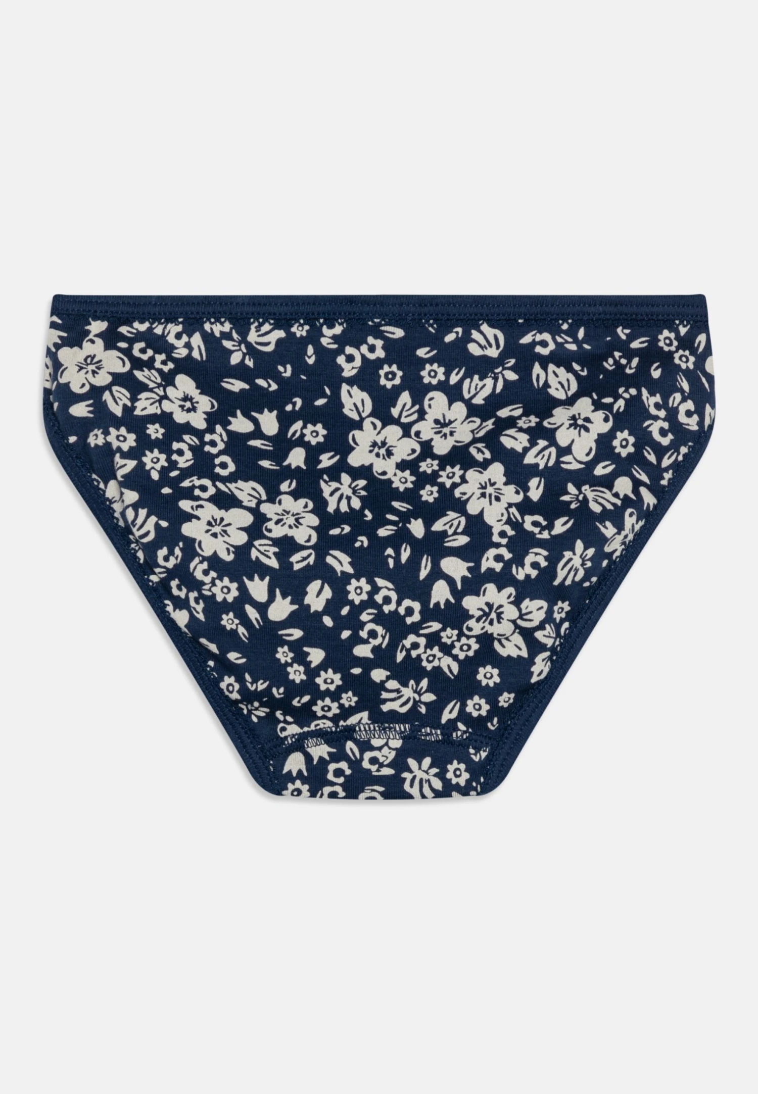 PETIT BATEAU Kids Culottes 3 Pack - Slip - White/Dark Blue 4 PETIT BATEAU Kids Culottes 3 Pack - Slip - White/Dark Blue – Image 2