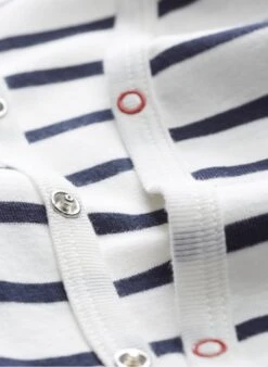 PETIT BATEAU Pyjama En Coton Rayé | Noir -Petit Bateau 4135343