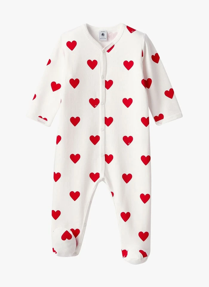 PETIT BATEAU Pyjama En Coton Imprimé | Orange 3 PETIT BATEAU Pyjama En Coton Imprimé | Orange