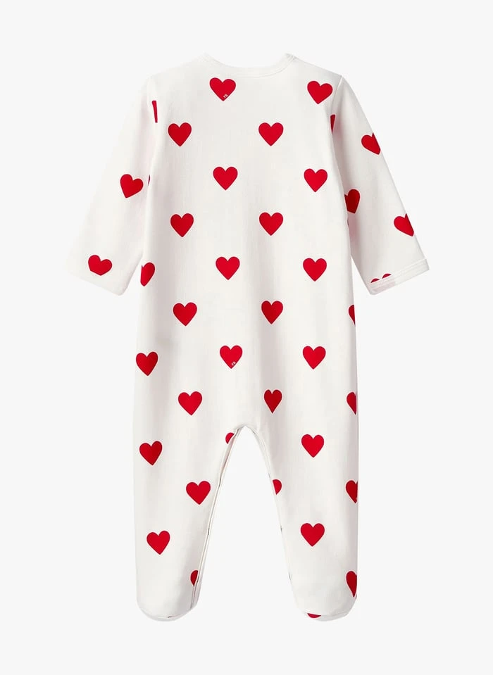 PETIT BATEAU Pyjama En Coton Imprimé | Orange 4 PETIT BATEAU Pyjama En Coton Imprimé | Orange – Image 2