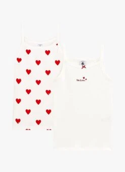 PETIT BATEAU Lot De 2 Tops En Coton Bio | Multicolore