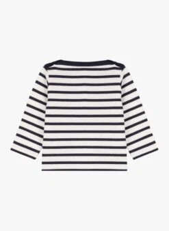 PETIT BATEAU Marinière En Coton | Noir -Petit Bateau 4135408