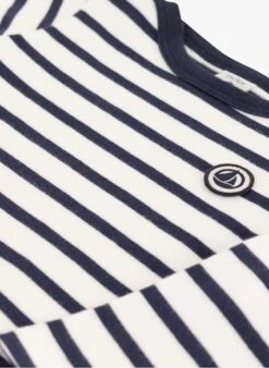 PETIT BATEAU Marinière En Coton | Noir -Petit Bateau 4135409