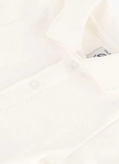 PETIT BATEAU Body Col Polo En Coton Bio | Blanc -Petit Bateau 4146646