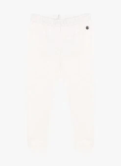 PETIT BATEAU Legging En Coton | Blanc