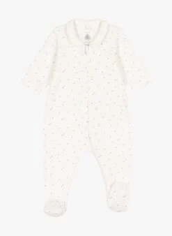 PETIT BATEAU Dors-bien étoiles En Velours | Blanc