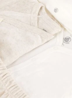 PETIT BATEAU Lot De Naissance 4 Pièces En Coton Bio | Multicolore -Petit Bateau 4146665