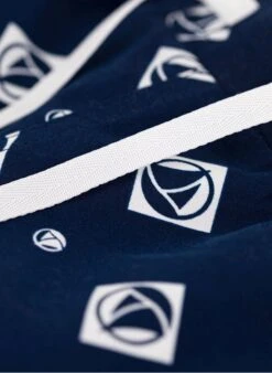 PETIT BATEAU Short De Bain Imprimé Logo | Bleu -Petit Bateau 4146672