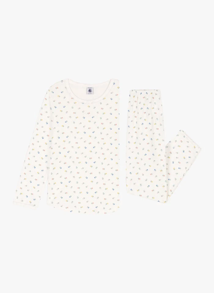 PETIT BATEAU Pyjama Imprimé à Fleurs En Coton | Multicolore 6 PETIT BATEAU Pyjama Imprimé à Fleurs En Coton | Multicolore – Image 4