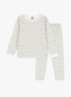 PETIT BATEAU Pyjama Imprimé Fleuri En Coton Bio | Multicolore