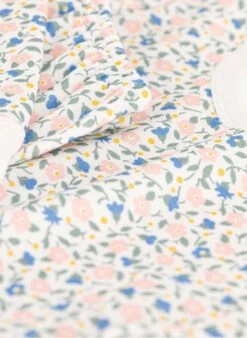 PETIT BATEAU Pyjama Imprimé Fleuri En Coton Bio | Multicolore -Petit Bateau 4146683