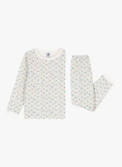 PETIT BATEAU Pyjama Imprimé Fleuri En Coton Bio | Multicolore -Petit Bateau 4146684