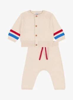 PETIT BATEAU Ensemble En Tricot En Coton Bio | Multicolore -Petit Bateau 4146685