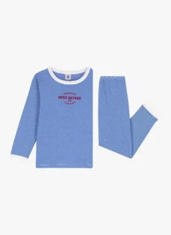 PETIT BATEAU Pyjama Milleraies En Coton Bio | Bleu 9 PETIT BATEAU Pyjama Milleraies En Coton Bio | Bleu -Petit Bateau 4146692