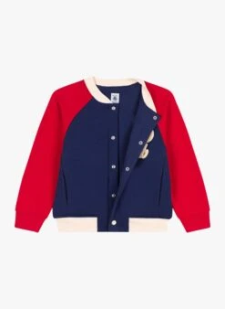 PETIT BATEAU Veste Teddy En Molleton | Multicolore -Petit Bateau 4146704