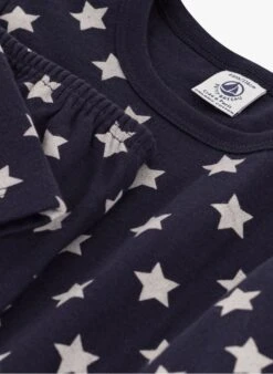 PETIT BATEAU Ensemble De Pyjama En Coton | Noir -Petit Bateau 4146727