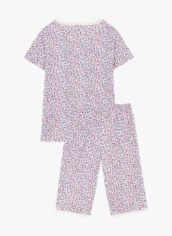 PETIT BATEAU Pyjama Imprimé Fleuri En Coton Bio | Multicolore 8 PETIT BATEAU Pyjama Imprimé Fleuri En Coton Bio | Multicolore -Petit Bateau 4146740
