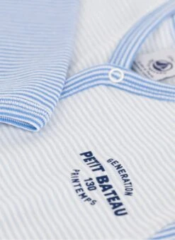 PETIT BATEAU Dors-bien Milleraies En Coton Bio | Bleu 7 PETIT BATEAU Dors-bien Milleraies En Coton Bio | Bleu -Petit Bateau 4146749