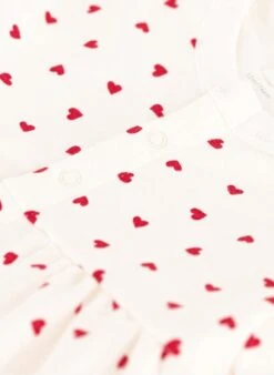 PETIT BATEAU Robe Col Rond Avec Body En Coton Bio | Rouge 9 PETIT BATEAU Robe Col Rond Avec Body En Coton Bio | Rouge -Petit Bateau 4146759