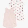 PETIT BATEAU Lot De 2 Combinaisons Courtes En Coton Bio | Multicolore 1 PETIT BATEAU Lot De 2 Combinaisons Courtes En Coton Bio | Multicolore -Petit Bateau 4146764