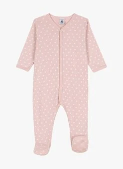 PETIT BATEAU Dors-bien à Pois En Coton Bio | Rose
