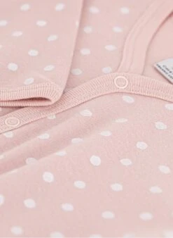 PETIT BATEAU Dors-bien à Pois En Coton Bio | Rose 7 PETIT BATEAU Dors-bien à Pois En Coton Bio | Rose -Petit Bateau 4146775