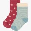 PETIT BATEAU Lot De 2 Paires De Chaussettes En Coton Mélangé | Multicolore -Petit Bateau 4146780