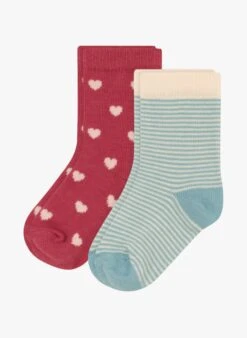 PETIT BATEAU Lot De 2 Paires De Chaussettes En Coton Mélangé | Multicolore