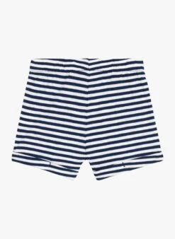 PETIT BATEAU Short à Rayures En Coton | Bleu -Petit Bateau 4146797
