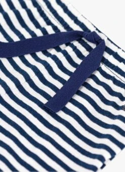 PETIT BATEAU Short à Rayures En Coton | Bleu -Petit Bateau 4146798