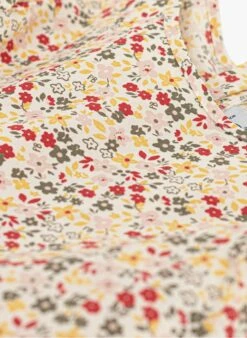 PETIT BATEAU Robe Courte Col Rond En Coton à Imprimé Fleuri | Multicolore -Petit Bateau 4146810
