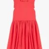 PETIT BATEAU Robe Midi Col Rond En Lin | Rouge 2 PETIT BATEAU Robe Midi Col Rond En Lin | Rouge -Petit Bateau 4146811