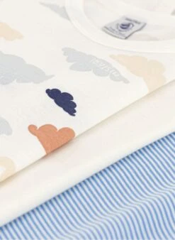 PETIT BATEAU Lot De 3 Tee-shirt Col Rond Imprimé En Coton | Multicolore -Petit Bateau 4146822