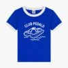 PETIT BATEAU Tee-shirt Col Rond En Coton | Bleu -Petit Bateau 4146830