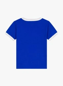 PETIT BATEAU Tee-shirt Col Rond En Coton | Bleu -Petit Bateau 4146831
