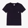 PETIT BATEAU Tee-shirt Col Rond En Coton | Noir -Petit Bateau 4146845