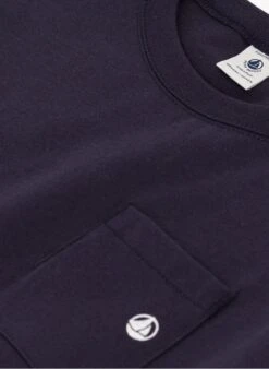 PETIT BATEAU Tee-shirt Col Rond En Coton | Noir -Petit Bateau 4146847