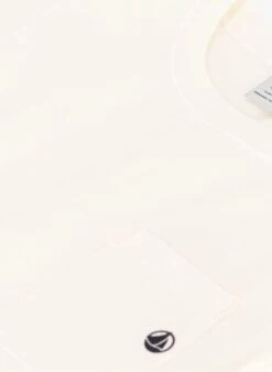 PETIT BATEAU Tee-shirt Col Rond En Coton Bio | Blanc -Petit Bateau 4146850