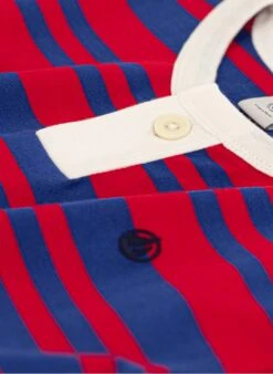 PETIT BATEAU Tee-shirt Col Rond Rayé En Coton | Blanc -Petit Bateau 4146853