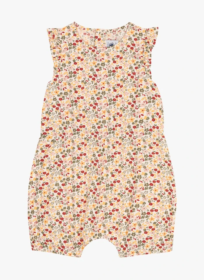 PETIT BATEAU Combinaison Courte Imprimée En Coton | Multicolore 3 PETIT BATEAU Combinaison Courte Imprimée En Coton | Multicolore