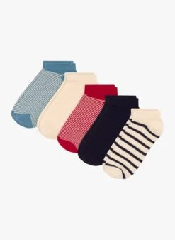 PETIT BATEAU Lot De 5 Chaussettes En Coton | Multicolore