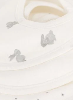 PETIT BATEAU Lot De 3 Bavoirs Imprimés En Coton Mélangé | Multicolore -Petit Bateau 4152246