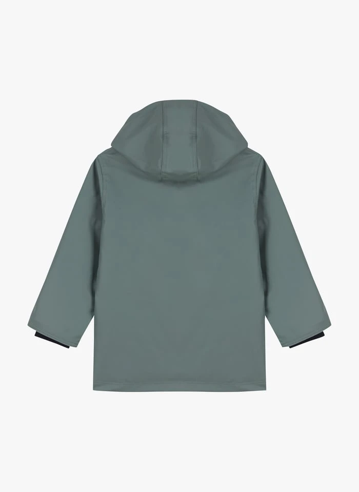 PETIT BATEAU Ciré à Capuche | Kaki 4 PETIT BATEAU Ciré à Capuche | Kaki – Image 2