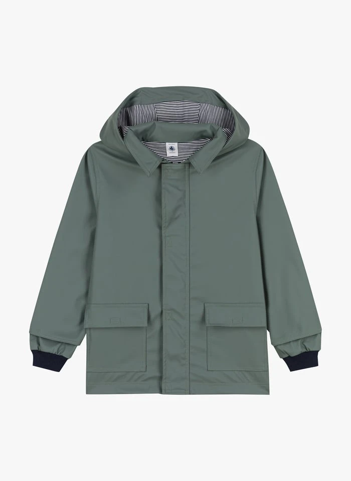 PETIT BATEAU Ciré à Capuche | Kaki 5 PETIT BATEAU Ciré à Capuche | Kaki – Image 3
